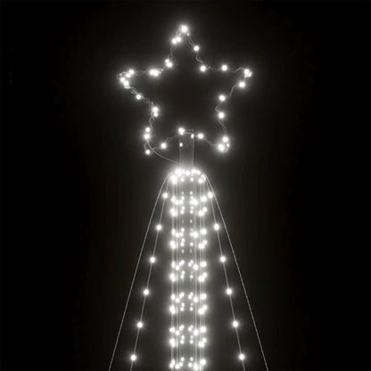vidaXL LED Weihnachtsbaum 861 LEDs Kaltweiß 478 cm
