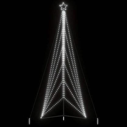 vidaXL LED Weihnachtsbaum 861 LEDs Kaltweiß 478 cm