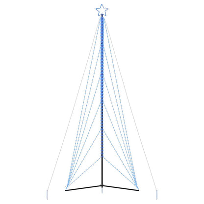 vidaXL Sapin de Noël LED 861 LED Bleu 478 cm