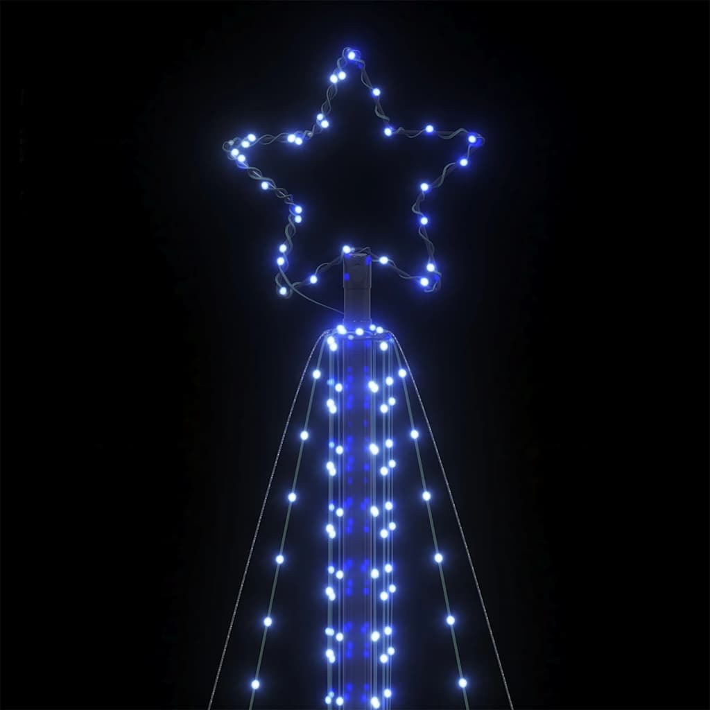 vidaXL Sapin de Noël LED 861 LED Bleu 478 cm