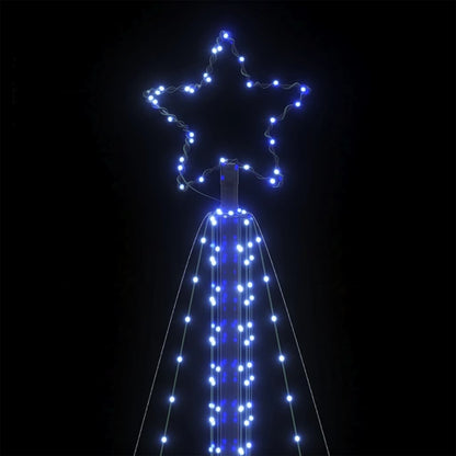 vidaXL Sapin de Noël LED 861 LED Bleu 478 cm