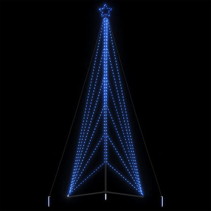 vidaXL Sapin de Noël LED 861 LED Bleu 478 cm