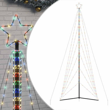 vidaXL LED Weihnachtsbaum 861 LEDs Mehrfarbig 478 cm