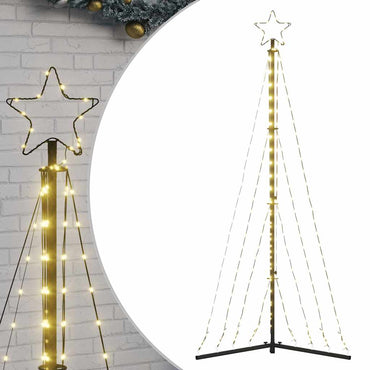 vidaXL Sapin de Noël LED 339 LED Blanc Chaud 187 cm
