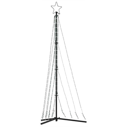 vidaXL Sapin de Noël LED 339 LED Blanc Chaud 187 cm