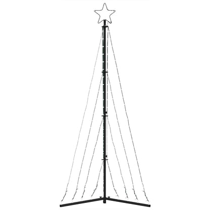 vidaXL Sapin de Noël LED 339 LED Blanc Chaud 187 cm