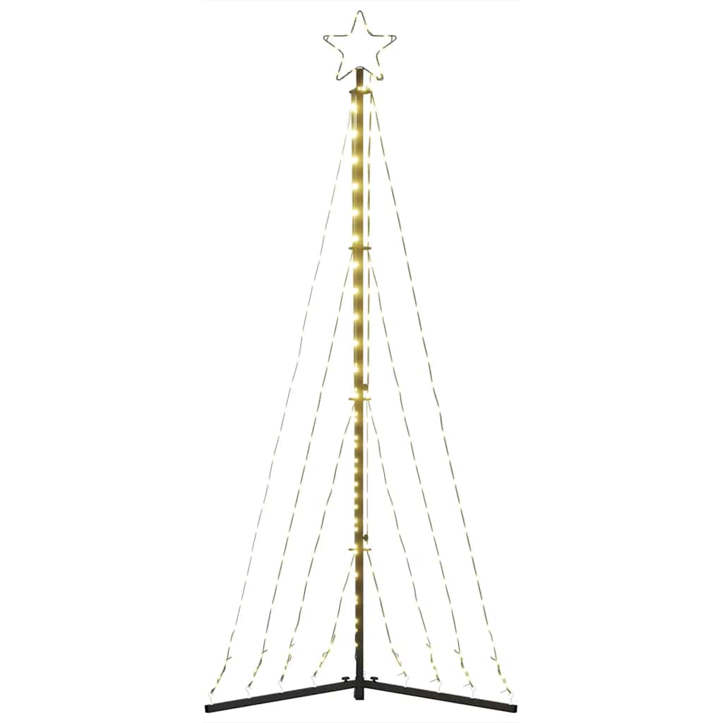 vidaXL Sapin de Noël LED 339 LED Blanc Chaud 187 cm