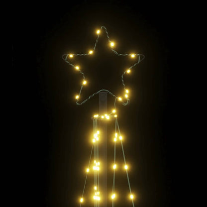 vidaXL Sapin de Noël LED 339 LED Blanc Chaud 187 cm