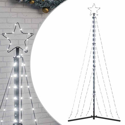 vidaXL Sapin de Noël LED 339 LED Blanc froid 187 cm