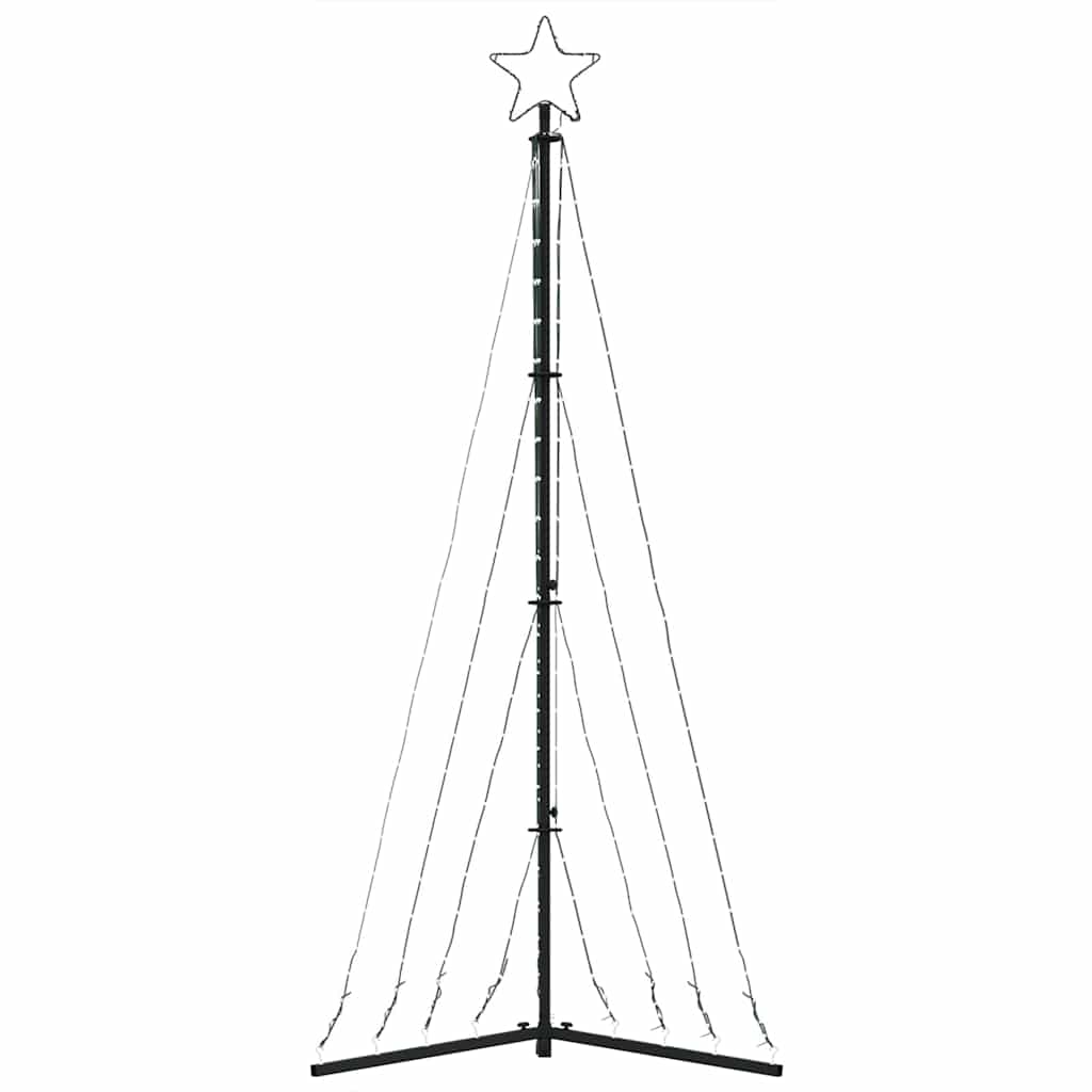 vidaXL Sapin de Noël LED 339 LED Blanc froid 187 cm