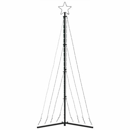 vidaXL Sapin de Noël LED 339 LED Blanc froid 187 cm