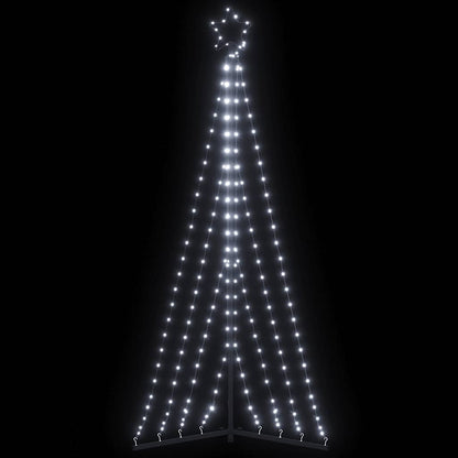 vidaXL Sapin de Noël LED 339 LED Blanc froid 187 cm