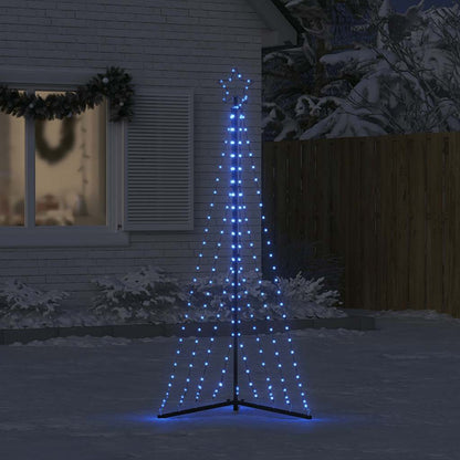 vidaXL Sapin de Noël LED 339 LED Bleu 187 cm