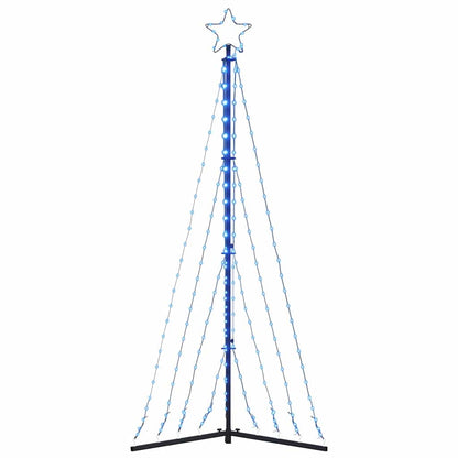 vidaXL Sapin de Noël LED 339 LED Bleu 187 cm