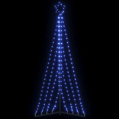 vidaXL Sapin de Noël LED 339 LED Bleu 187 cm