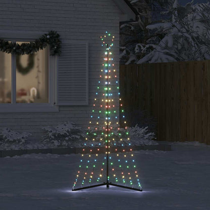 vidaXL Sapin de Noël LED 339 LED Multicolore 187 cm