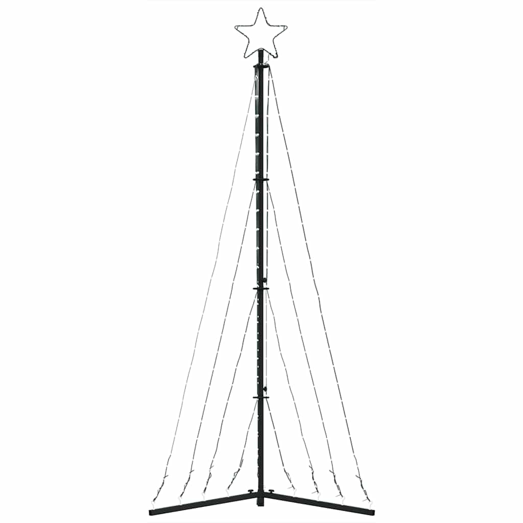 vidaXL Sapin de Noël LED 339 LED Multicolore 187 cm