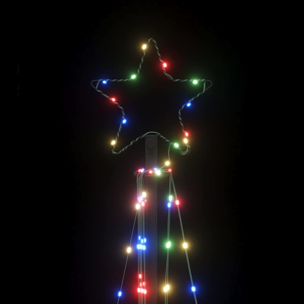 vidaXL Sapin de Noël LED 339 LED Multicolore 187 cm
