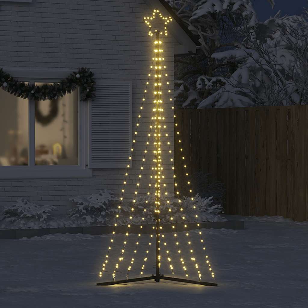 LED Weihnachtsbaum 447 LEDs Warmweiß 250 cm