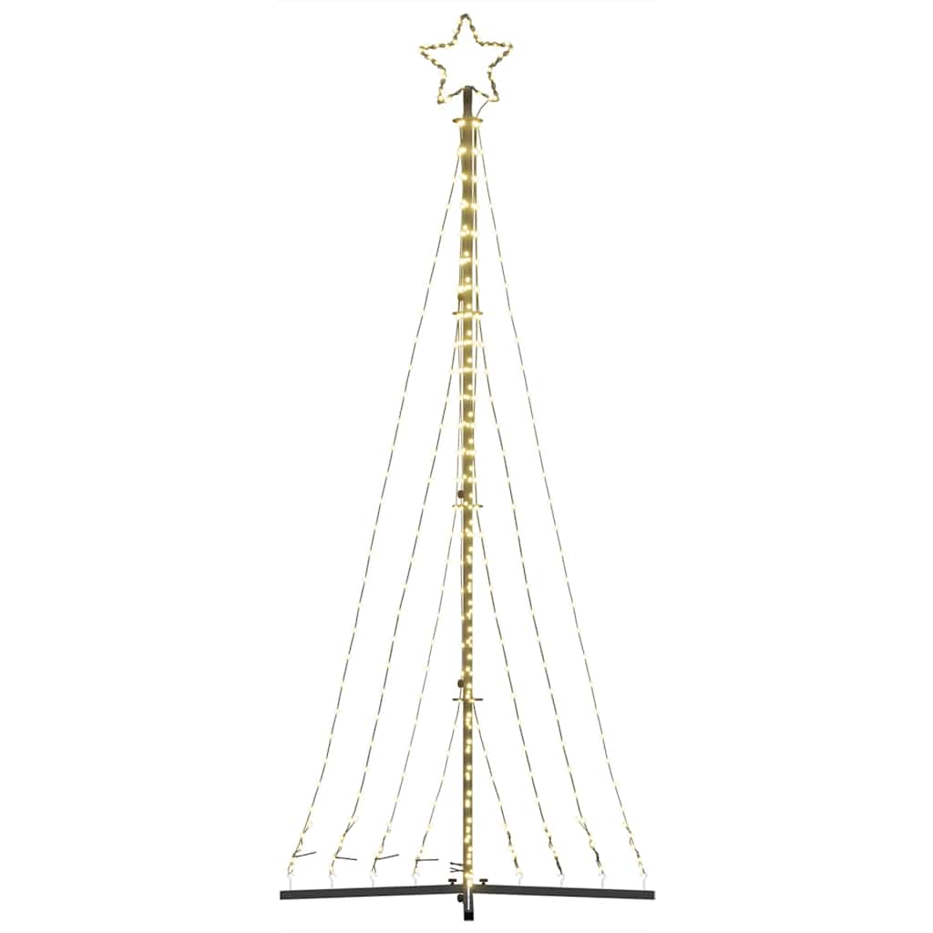 LED Weihnachtsbaum 447 LEDs Warmweiß 250 cm