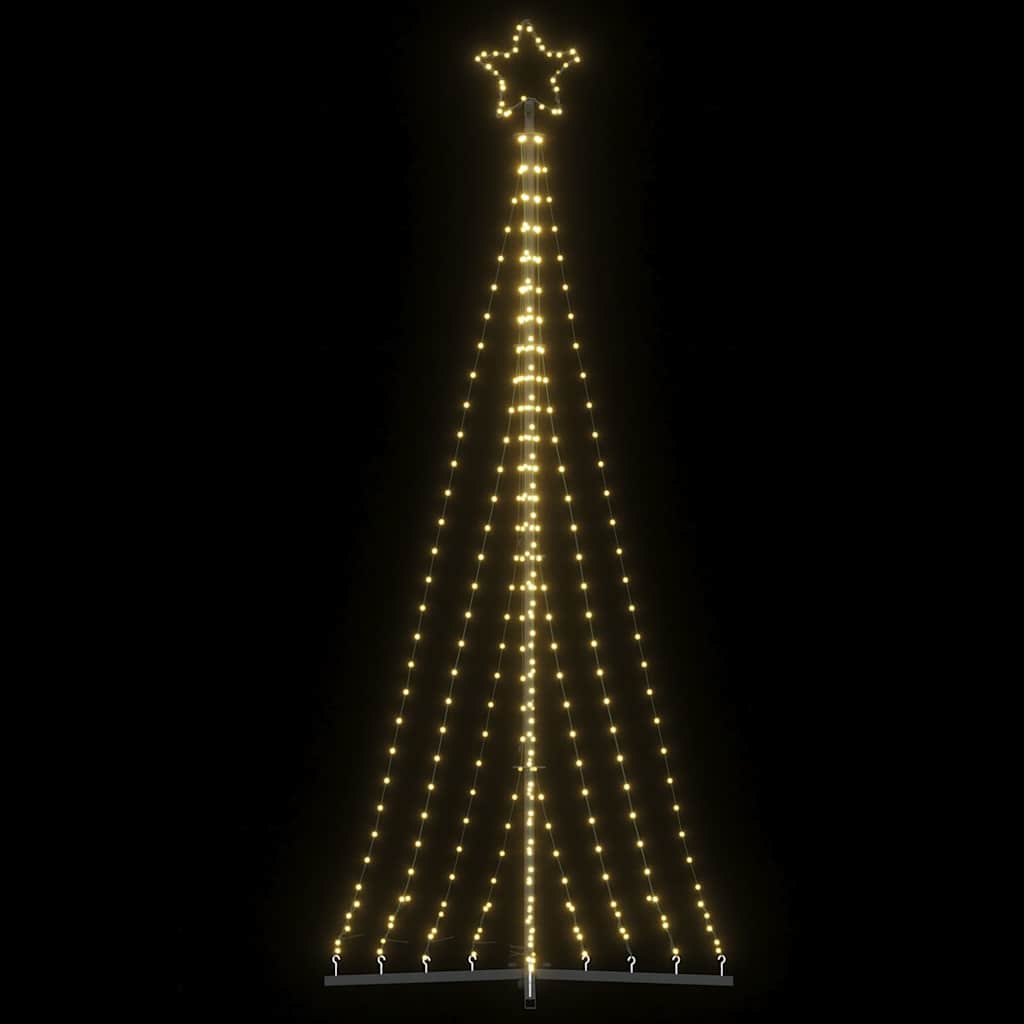LED Weihnachtsbaum 447 LEDs Warmweiß 250 cm