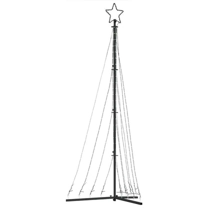 vidaXL Sapin de Noël LED 447 LED Blanc Froid 250 cm