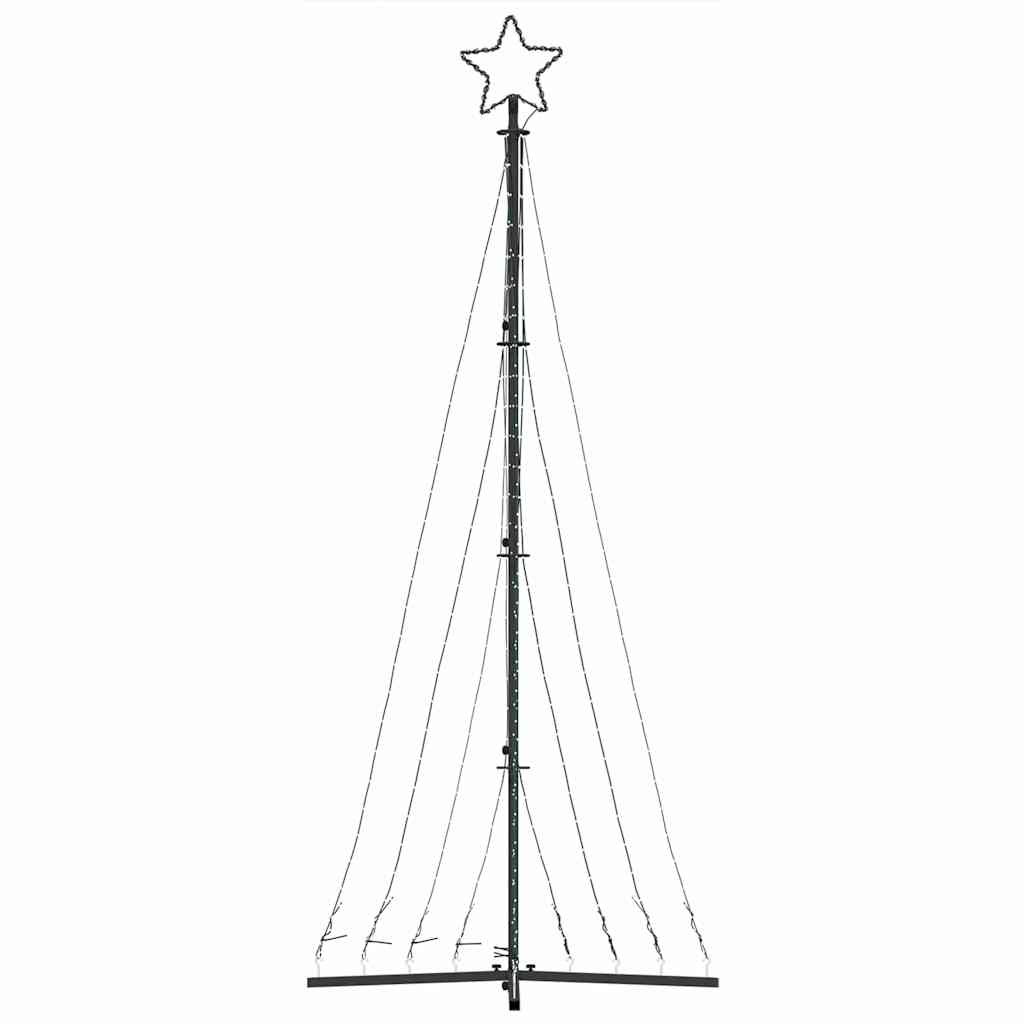 LED Weihnachtsbaum 447 LEDs Kaltweiß 250 cm