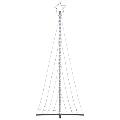 LED Weihnachtsbaum 447 LEDs Kaltweiß 250 cm