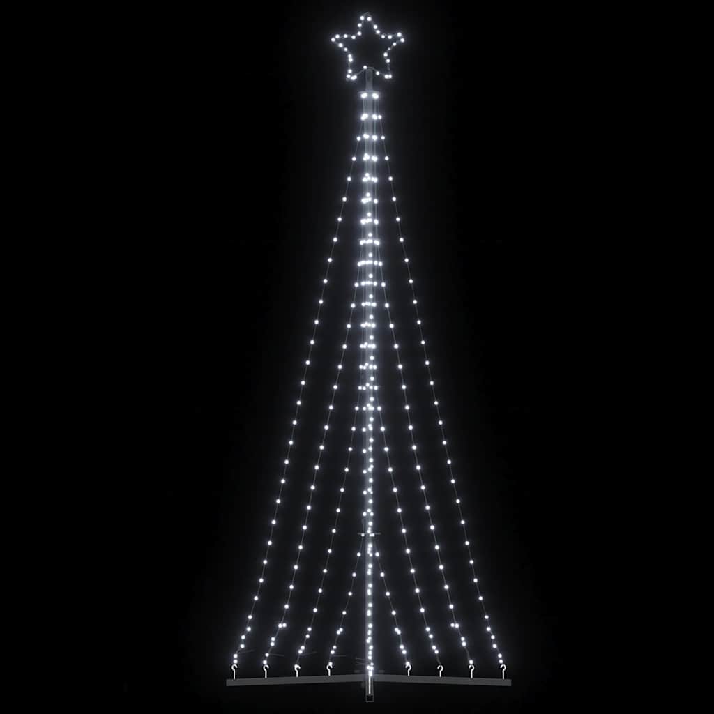 LED Weihnachtsbaum 447 LEDs Kaltweiß 250 cm