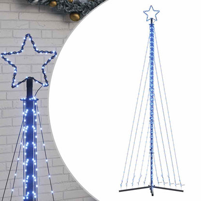 vidaXL Sapin de Noël LED 495 LED Bleu 300,5 cm