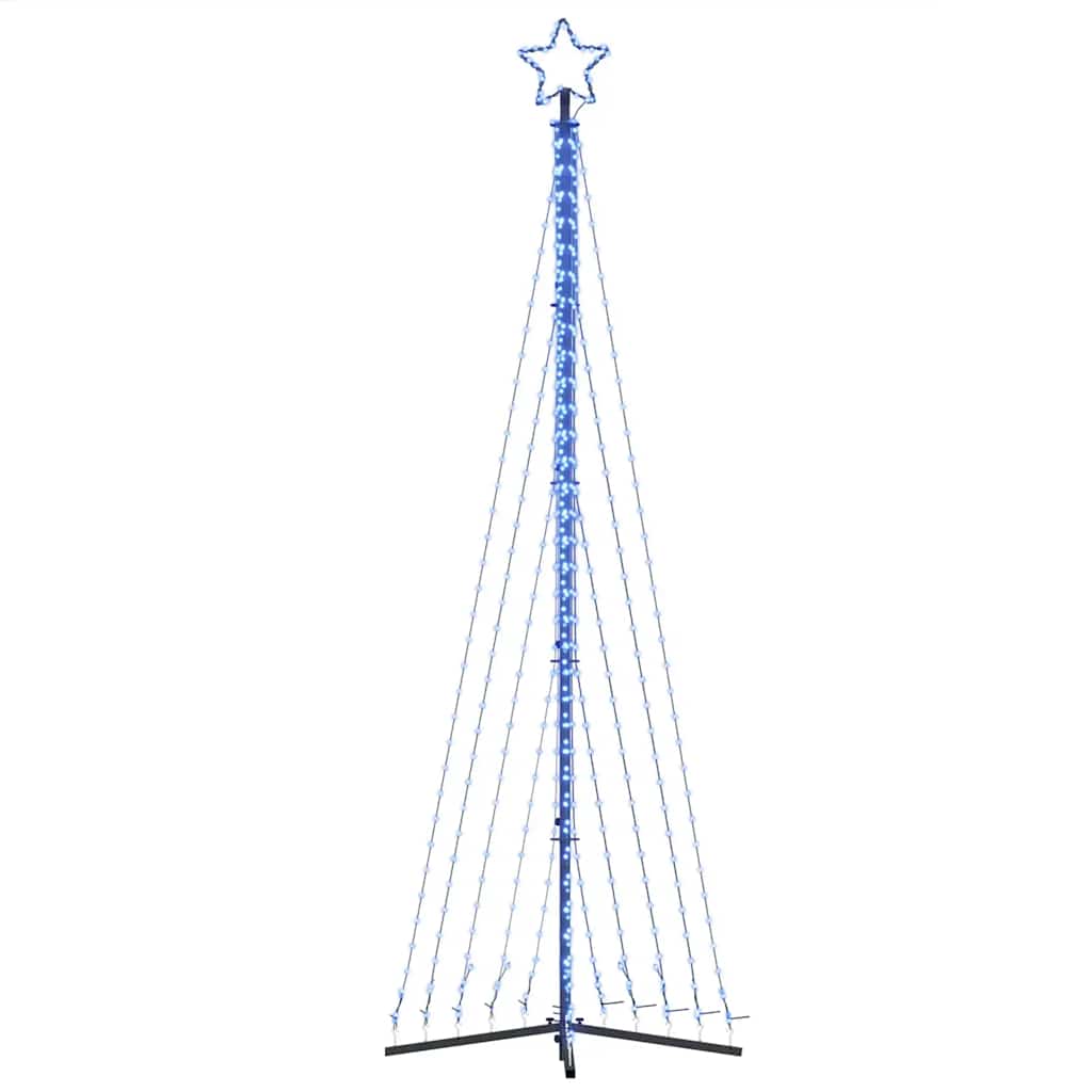 vidaXL Sapin de Noël LED 495 LED Bleu 300,5 cm