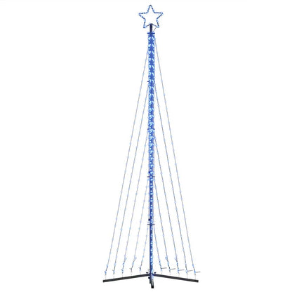 vidaXL Sapin de Noël LED 495 LED Bleu 300,5 cm