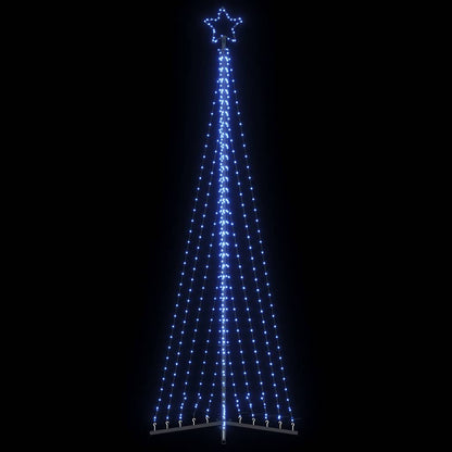 vidaXL Sapin de Noël LED 495 LED Bleu 300,5 cm