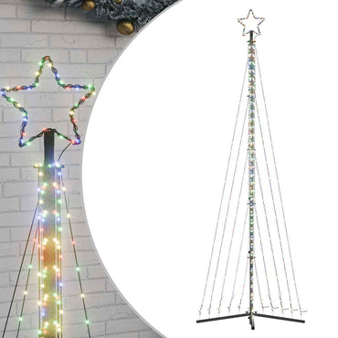 vidaXL Sapin de Noël LED 495 LED Multicolore 300,5 cm