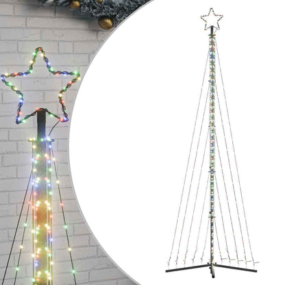 vidaXL Sapin de Noël LED 495 LED Multicolore 300,5 cm