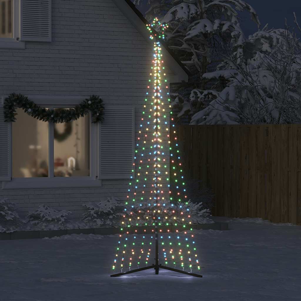 vidaXL Sapin de Noël LED 495 LED Multicolore 300,5 cm