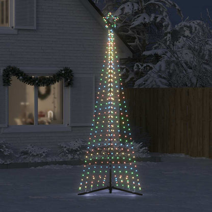 vidaXL Sapin de Noël LED 495 LED Multicolore 300,5 cm