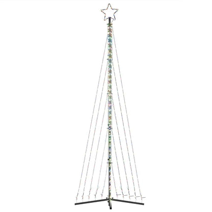 vidaXL Sapin de Noël LED 495 LED Multicolore 300,5 cm