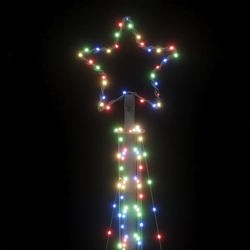 vidaXL Sapin de Noël LED 495 LED Multicolore 300,5 cm