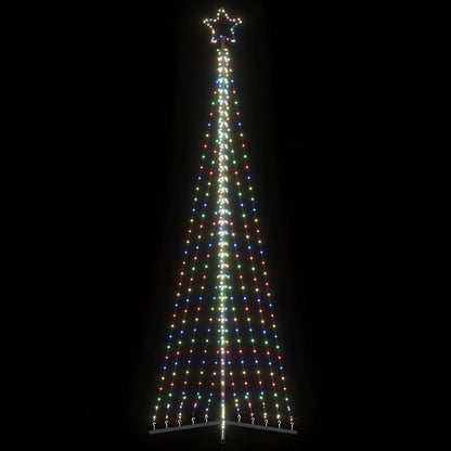 vidaXL Sapin de Noël LED 495 LED Multicolore 300,5 cm