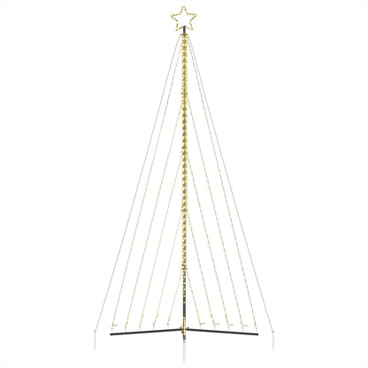 vidaXL Arbre de Noël à LED 570 LED Blanc Chaud 399 cm
