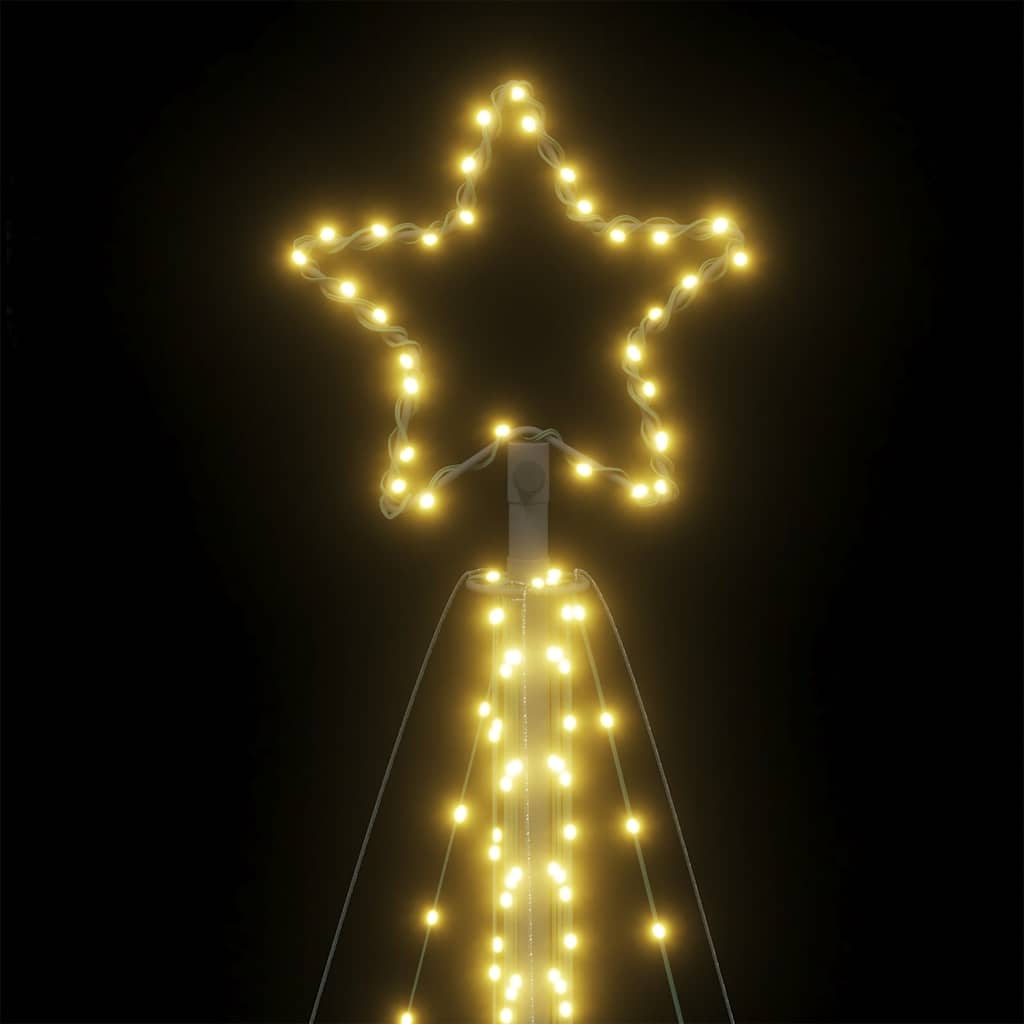 vidaXL Arbre de Noël à LED 570 LED Blanc Chaud 399 cm