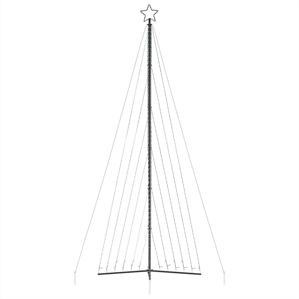 vidaXL Sapin de Noël LED 789 LED Blanc chaud 476 cm