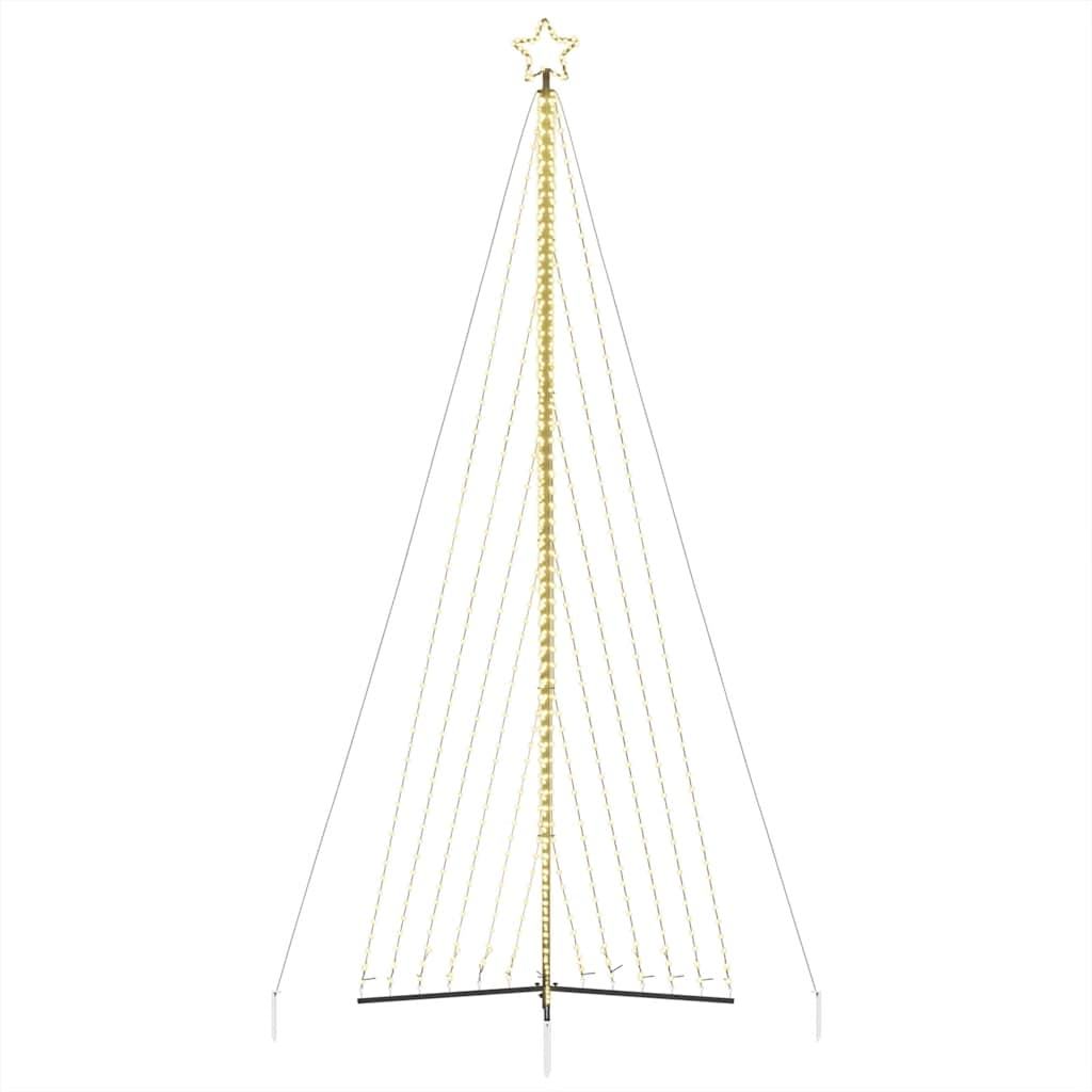 vidaXL Sapin de Noël LED 789 LED Blanc chaud 476 cm