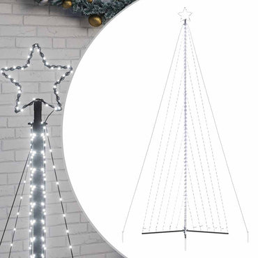 vidaXL Sapin de Noël LED 789 LED Blanc froid 476 cm