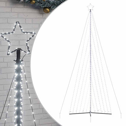 vidaXL Sapin de Noël LED 789 LED Blanc froid 476 cm
