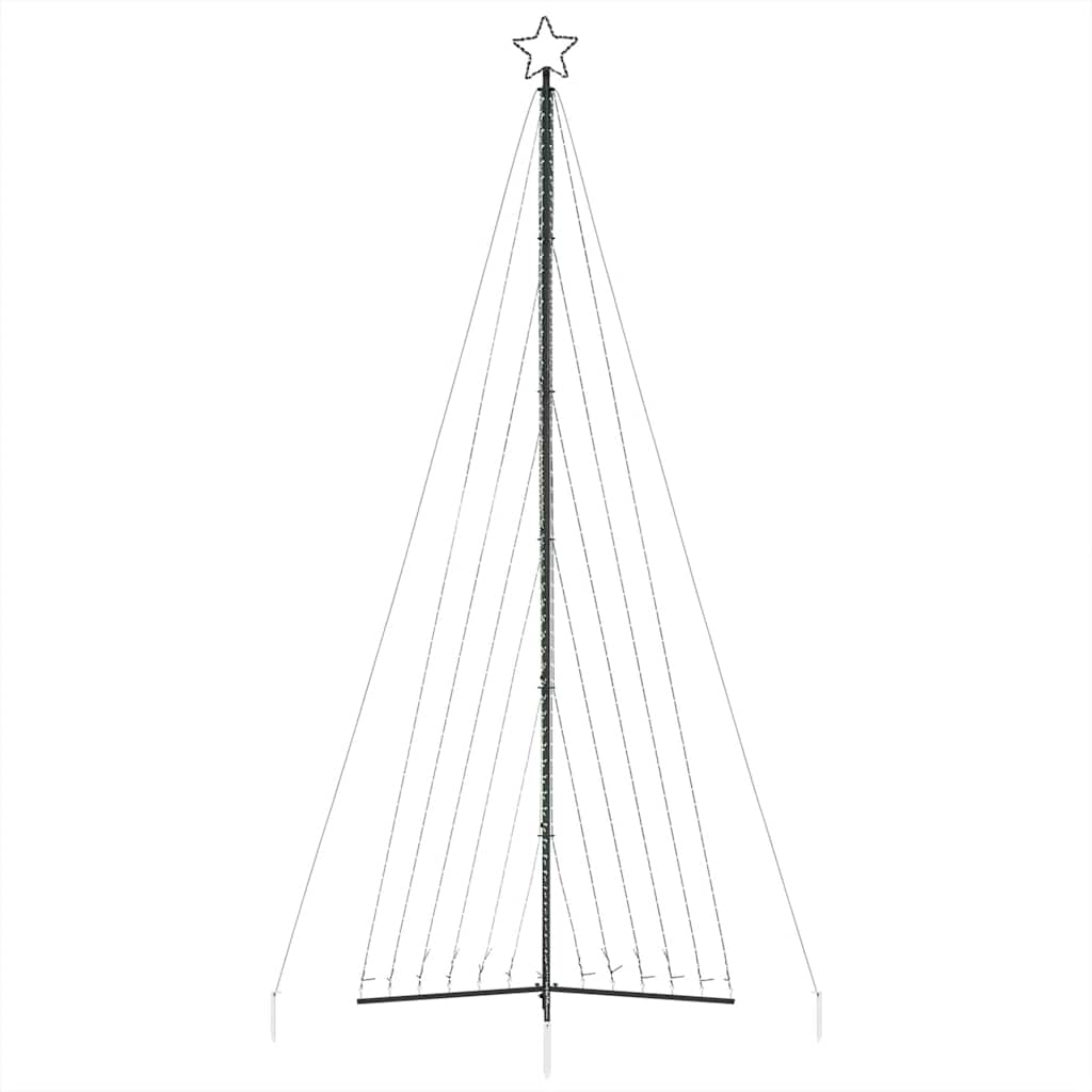 vidaXL Sapin de Noël LED 789 LED Blanc froid 476 cm