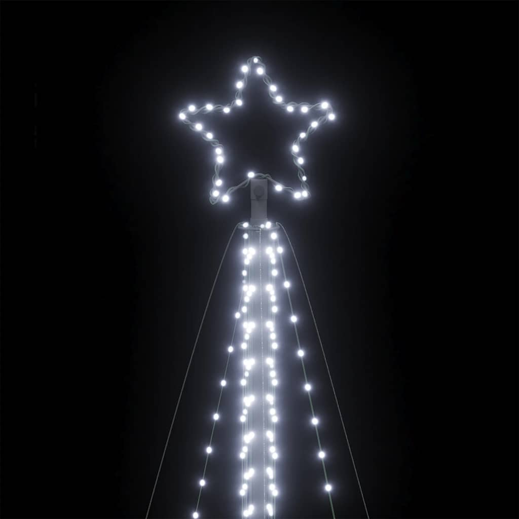 vidaXL Sapin de Noël LED 789 LED Blanc froid 476 cm
