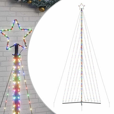 vidaXL Sapin de Noël LED 789 LED Multicolore 476 cm