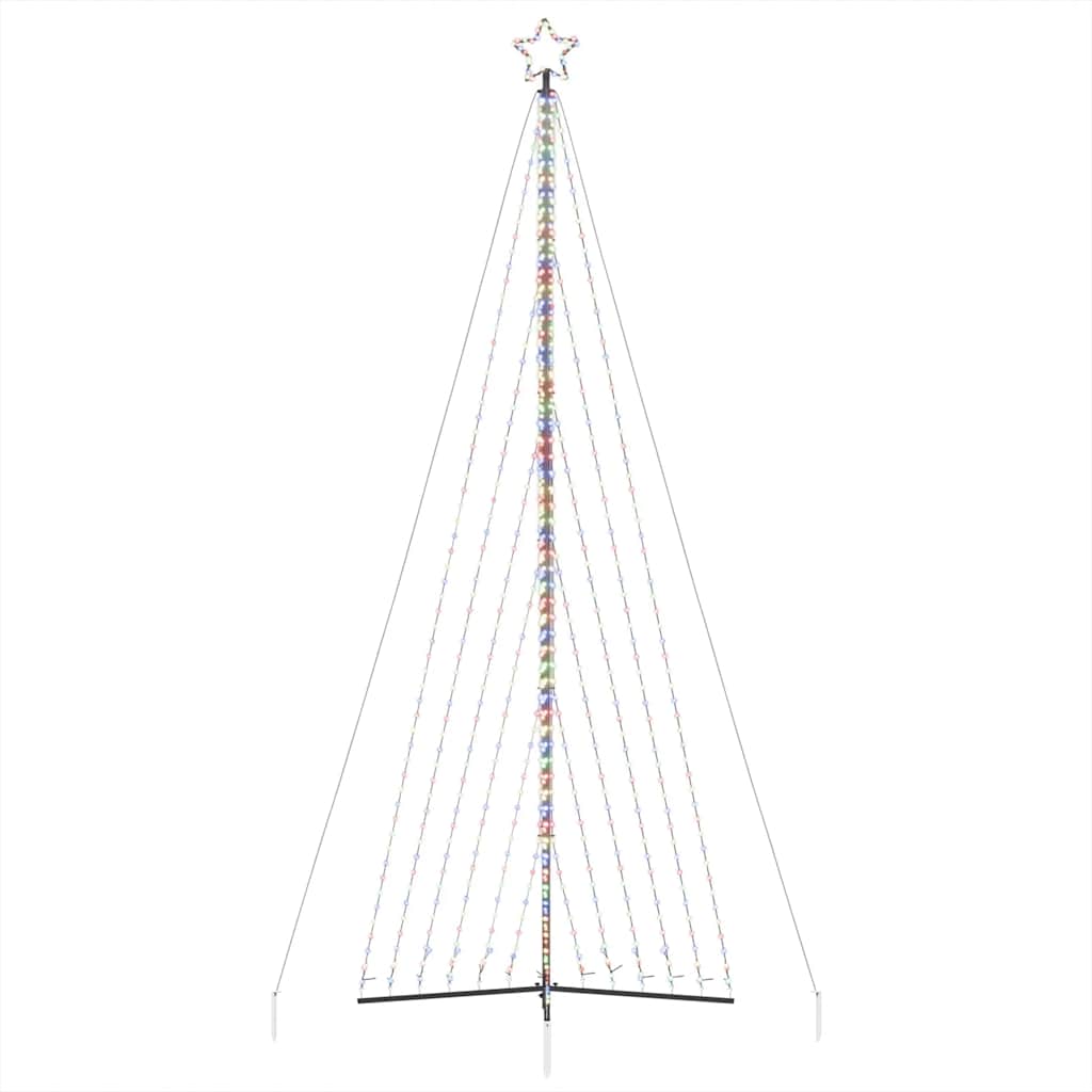 vidaXL Sapin de Noël LED 789 LED Multicolore 476 cm
